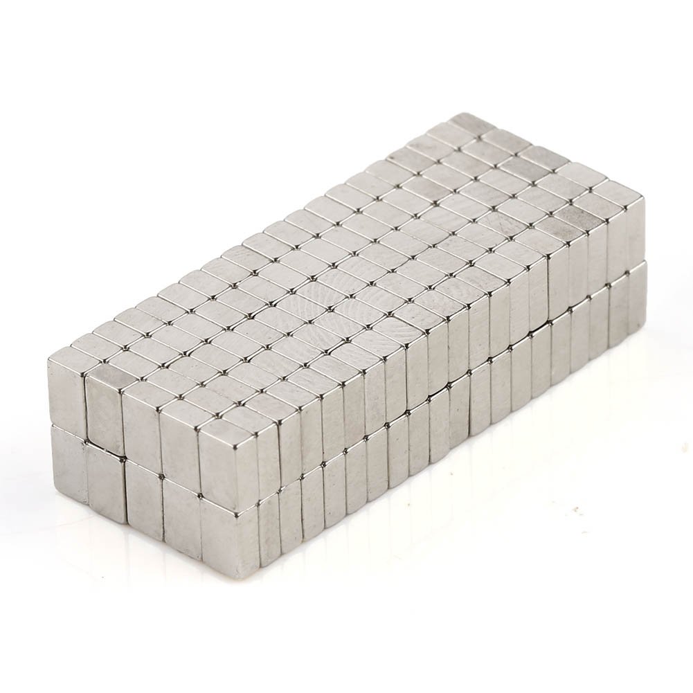 小型矩形磁铁不锈钢磁铁,适用于冰箱,艺术和工艺品项目,白板,地图 4x